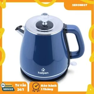 Ấm đun nước siêu tốc 1,8 lít Kalpen KK9901, Xanh bạc hà