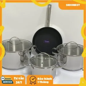 Bộ nồi 4 món Dann Platinum 4 Piece Set