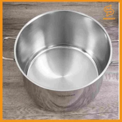 Nồi luộc gà inox 3 đáy nắp kính 28 cm Sunhouse SH28LG