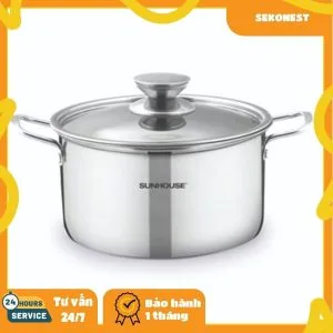 Nồi lẻ 1 đáy inox sunhouse shg120-24