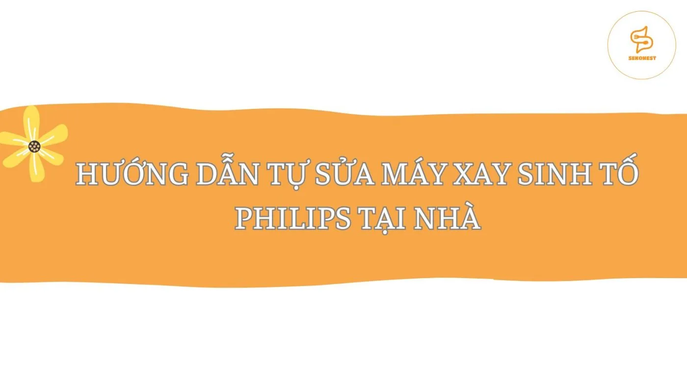 Ảnh bìa sửa máy xay sinh tố philips